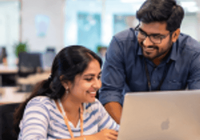 GharPadharo team coordinating work in an office