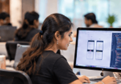 GharPadharo designer working on interface designs